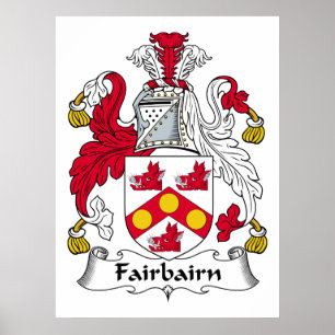 Póster Escudo de la familia de Fairbairn