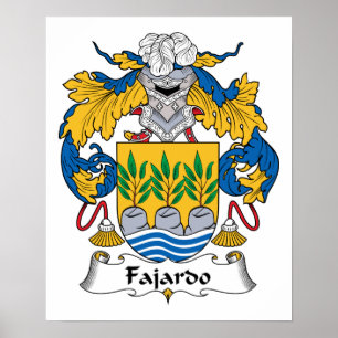 Póster Escudo de la familia de Fajardo