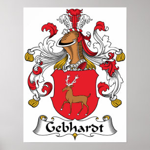 Póster Escudo de la familia de Gebhardt