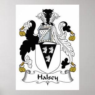 Póster Escudo de la familia de Halsey