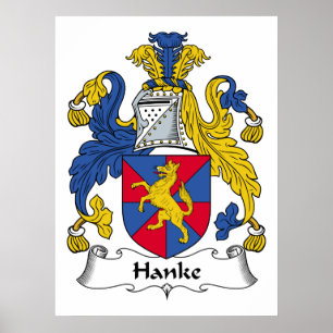 Póster Escudo de la familia de Hanke