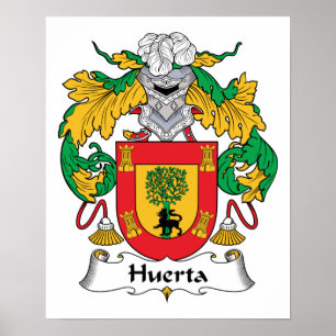 Póster Escudo de la familia de Huerta