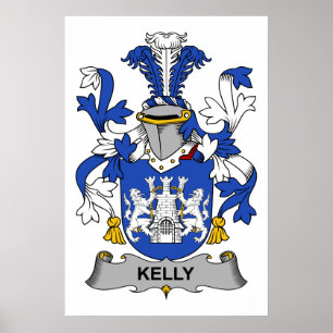 Póster Escudo de la familia de Kelly