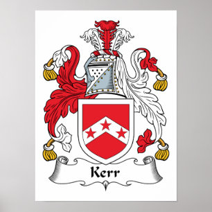 Póster Escudo de la familia de Kerr