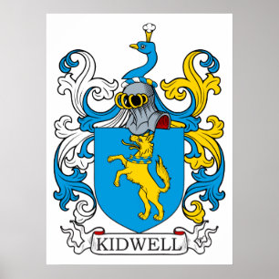 Póster Escudo de la familia de Kidwell