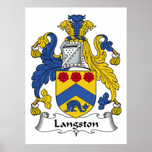 Póster Escudo de la familia de Langston
