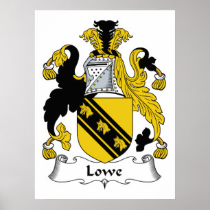 Póster Escudo de la familia de Lowe