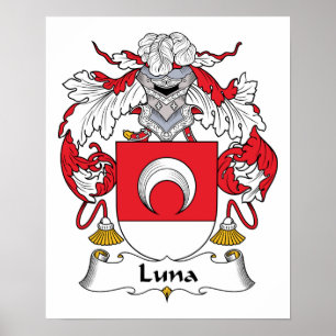 Póster Escudo de la familia de Luna