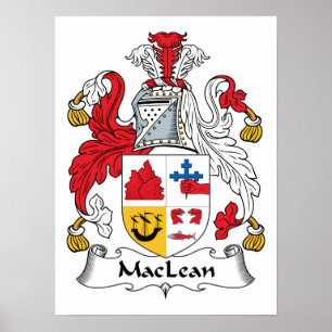 Póster Escudo de la familia de MacLean