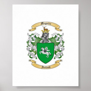 Póster Escudo de la familia de McGuire