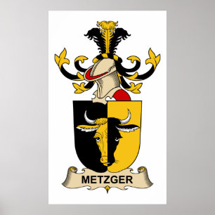 Póster Escudo de la familia de Metzger