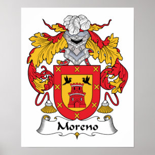 Póster Escudo de la familia de Moreno