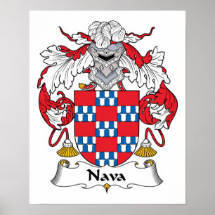 Póster Escudo de la familia de Nava
