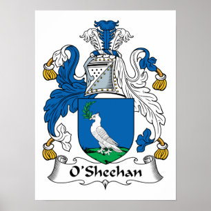 Póster Escudo de la familia de O'Sheehan
