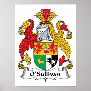 Póster Escudo de la familia de O'Sullivan