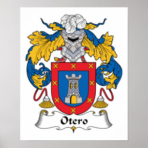 Póster Escudo de la familia de Otero