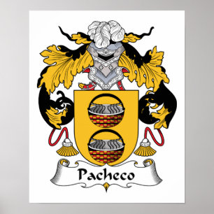 Póster Escudo de la familia de Pacheco