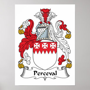 Póster Escudo de la familia de Perceval