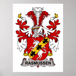 Póster Escudo de la familia de Rasmussen