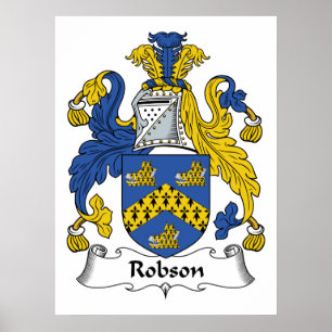 Póster Escudo de la familia de Robson