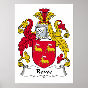 Póster Escudo de la familia de Rowe