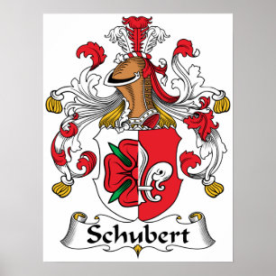 Póster Escudo de la familia de Schubert