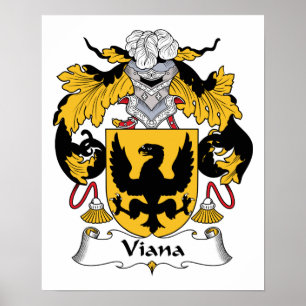 Póster Escudo de la familia de Viana