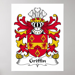 Póster Escudo de la familia del grifo