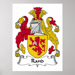 Póster Escudo de la familia del rand