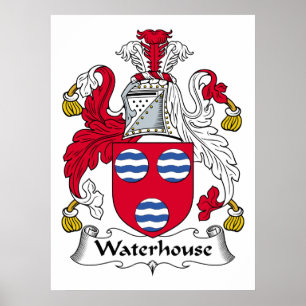 Póster Escudo de la familia del Waterhouse