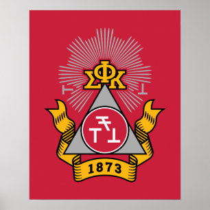Póster Escudo de Phi Sigma Kappa