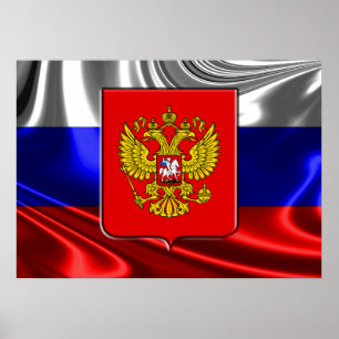 Póster Escudo de Rusia