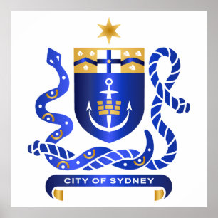 Póster Escudo de Sidney