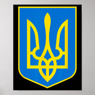 Póster Escudo de Ucrania - Slava Ukraini 2