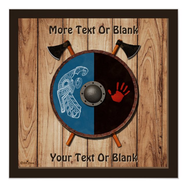 Póster Escudo de vibración y ejes (Anverso)