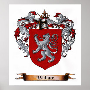 Póster Escudo de Wallace de brazos
