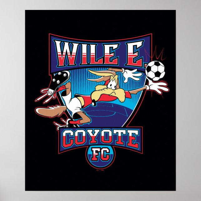 Póster Escudo del Club de Fútbol WILE E. COYOTE™ (Frente)