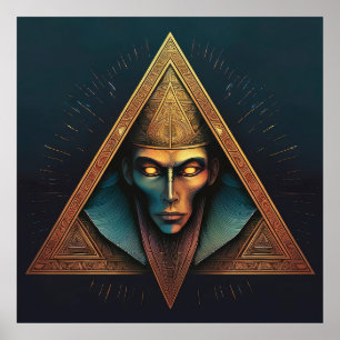 Póster Escudo del muro de Illuminati