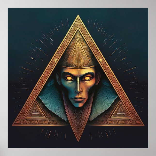 Póster Escudo del muro de Illuminati (Frente)
