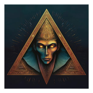 Póster Escudo del muro de Illuminati