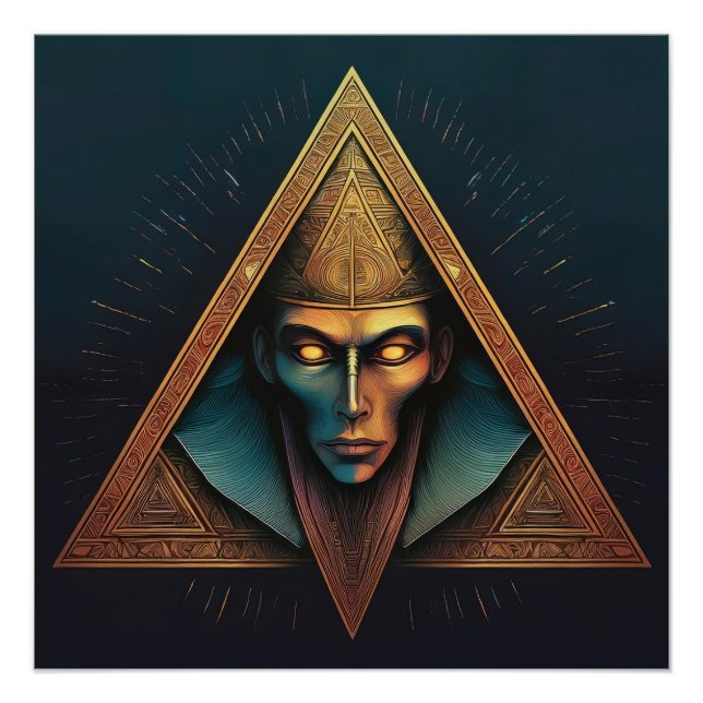 Póster Escudo del muro de Illuminati (Anverso)
