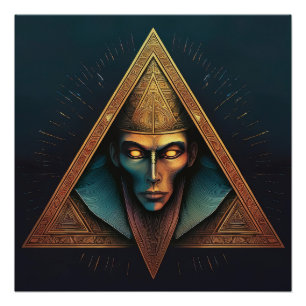 Póster Escudo del muro de Illuminati
