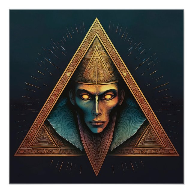 Póster Escudo del muro de Illuminati (Anverso)