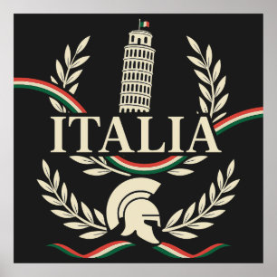 Póster Escudo del Patrimonio de Italia
