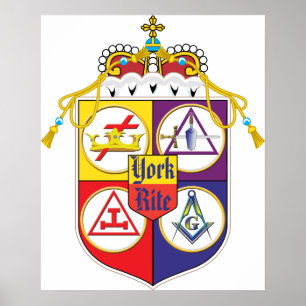 Póster Escudo del rito de York