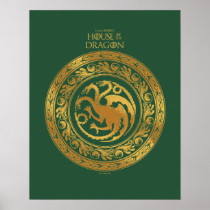 Póster Escudo Golden Targaryen