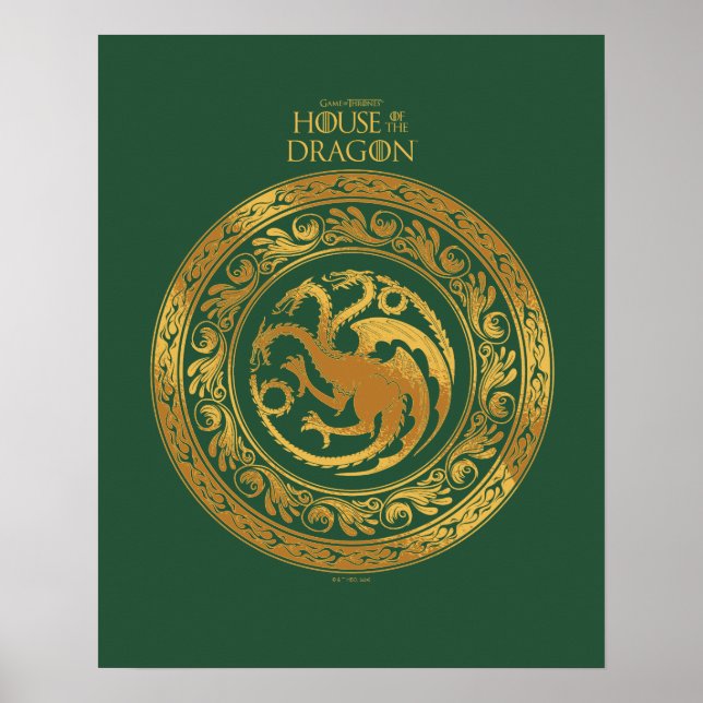 Póster Escudo Golden Targaryen (Frente)