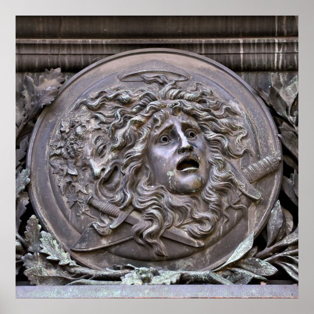 Póster Escudo Medusa de Atenas (Frente)