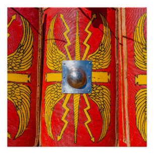 Póster Escudo militar romano - Esctum