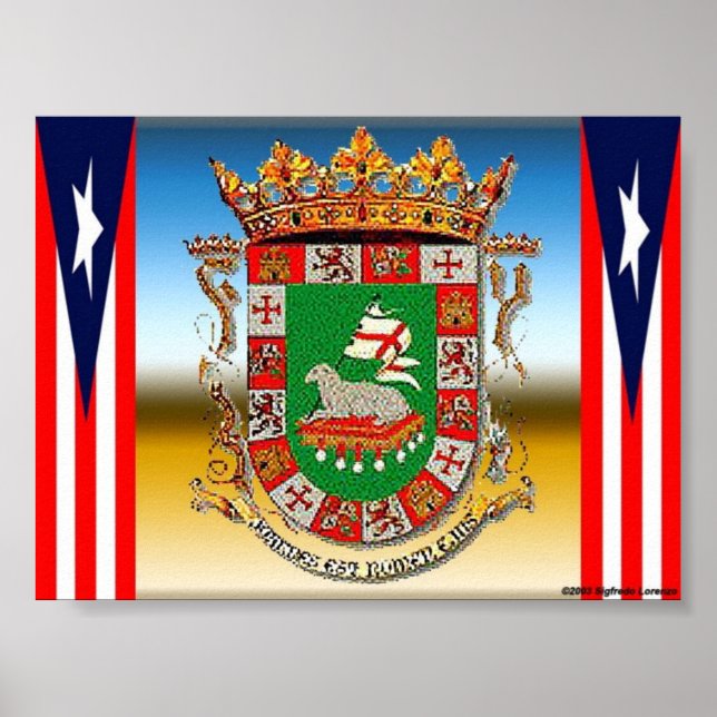 PÓSTER ESCUDO Y BANDERAS (Frente)